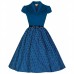 Šaty Lindy Bop modré 
