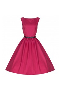 Šaty Lindy Bop vintage sangria